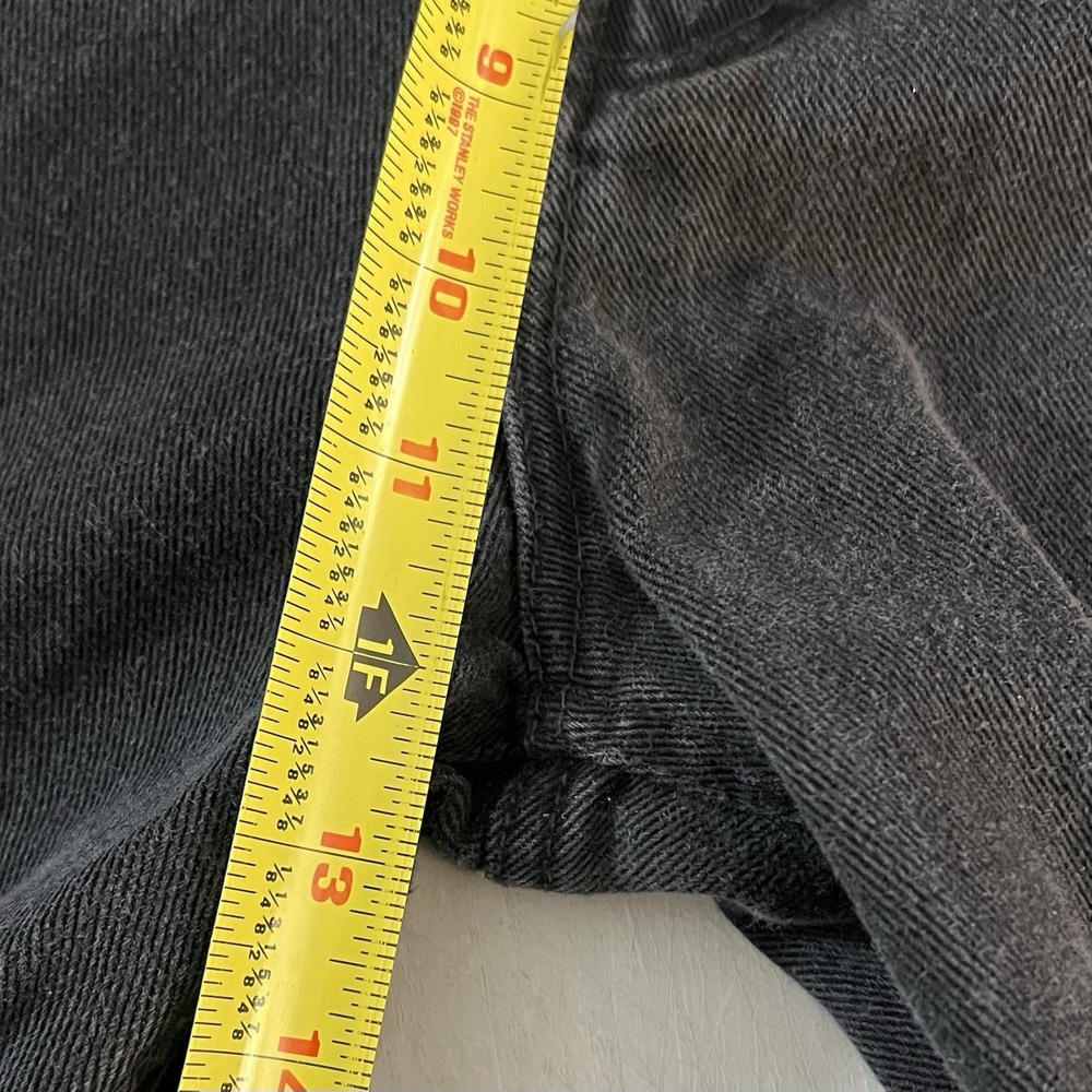 Vintage Open Trails Straight Leg Jeans Men's 40x29 Black 100% Cotton Relaxed 90s - Picture 9 of 10